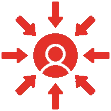 Mask-group A red and gray pattern with arrows in the center.